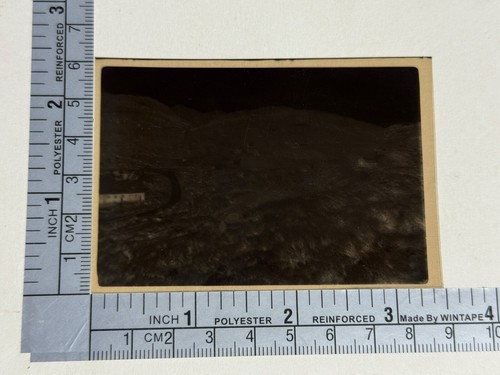 PHOTO NEGATIVE Aurora Nevada Ghost Town Abandoned Buildings Hills Western Mining - Picture 4 of 4