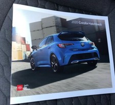 2020 TOYOTA COROLLA HATCHBACK 24-page Original Sales Brochure