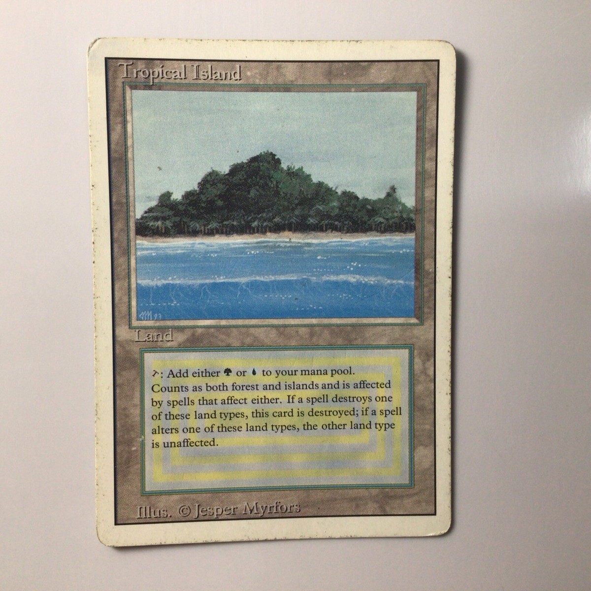 マジック：ザ・ギャザリング MTG 3ED Tropical  MTG Tropical Island Revised Edition - Rare (d) | eBay