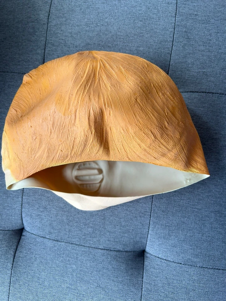 President Donald Trump Combover Candidate Mask Latex Funny Halloween - Image 4 of 4