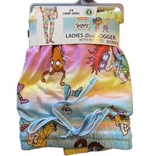 Rugrats Women  s 2X 18-20 Sleep Lounge Pajama Jogger Pants by Briefly Stated NWT
