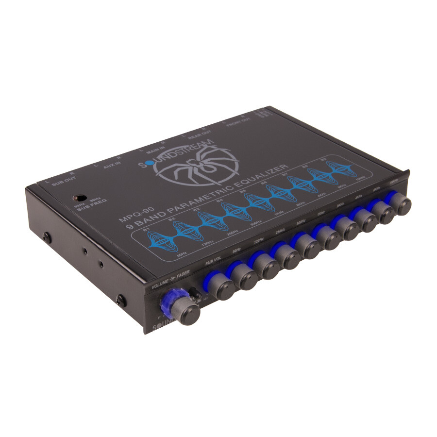 New Soundstream MPQ-90 9 Band Equalizer Subwoofer Control EQ