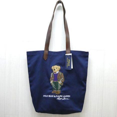 Polo Ralph Lauren Bear Tote Bag Navy Limited Edition Iconic Polo Ralph Lauren Bear Tote Bag Navy Limited Edition Iconic