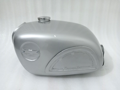 #ad #ad Honda CL72 CL77 1962 1967 305 Scrambler Steel Fuel Tank Silver Painted Cap $328.95