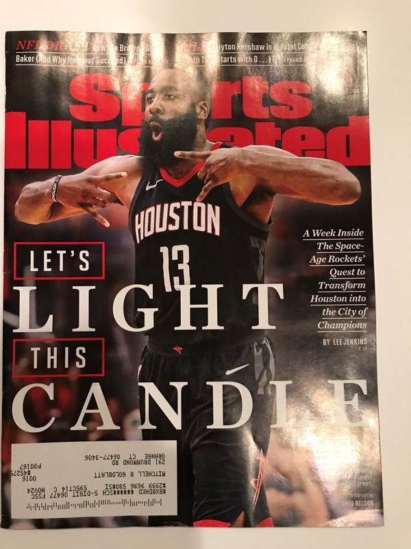 SPORTS ILLUSTRATED May 7, 2018 NBA James Harden Houston Rockets