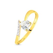 Anello Donna STROILI 1414876 Oro 9kt 375 Solitario Gold Dorato Misura 16