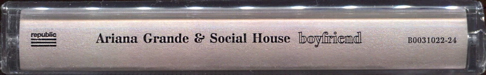 ARIANA GRANDE & SOCIAL HOUSE boyfriend CASSETTE Explicit and Edited Version 0815 - Image 2 of 2