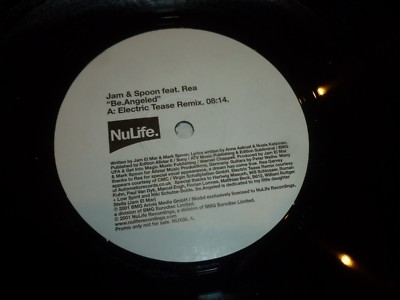 JAM & SPOON feat REA - Be.Angeled - 2001 UK 2-track 12'' Vinyl Single