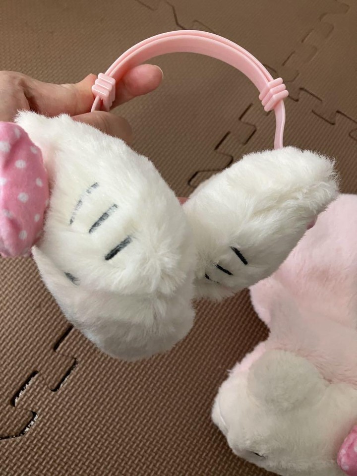 Sanrio Hello Kitty Earmuffs & Winter Scarf Fluffy Kids Girls Character