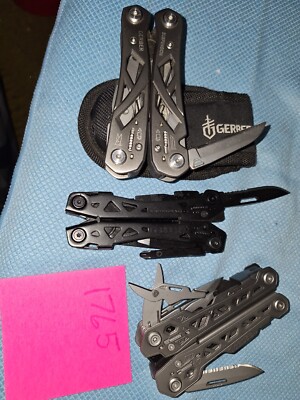 3 GERBER Multi Tools   Camping Fishing   Excellent    Lot 1765