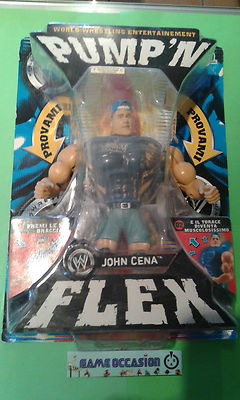 Figurine WWE John Cena Pump'n Flex - Jouet Catch - Neuf Sous Blister - Marque JAKKS Pacific