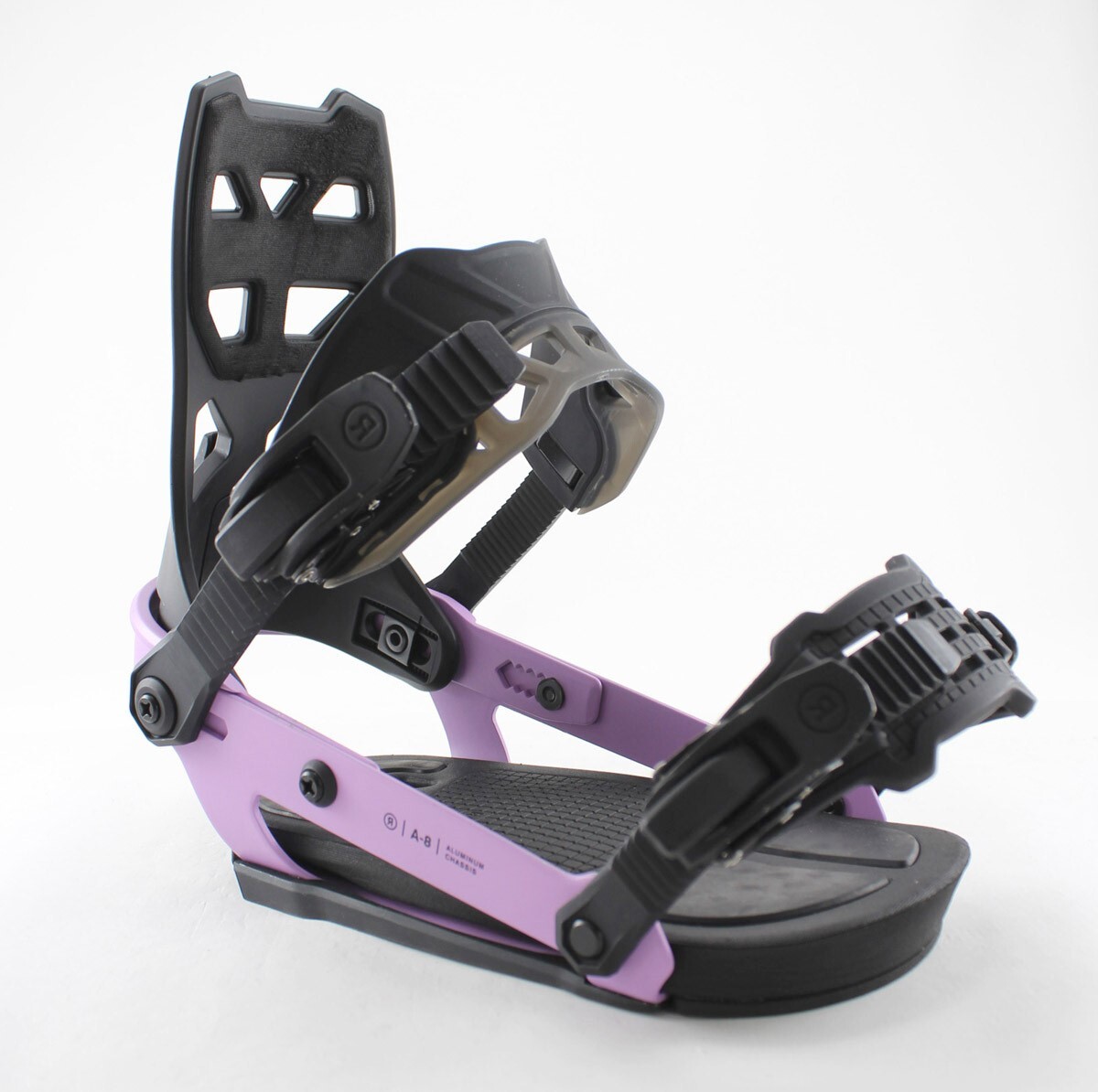 2022 Ride A-8 Medium Snowboard Bindings Purple Fits 6 - 10