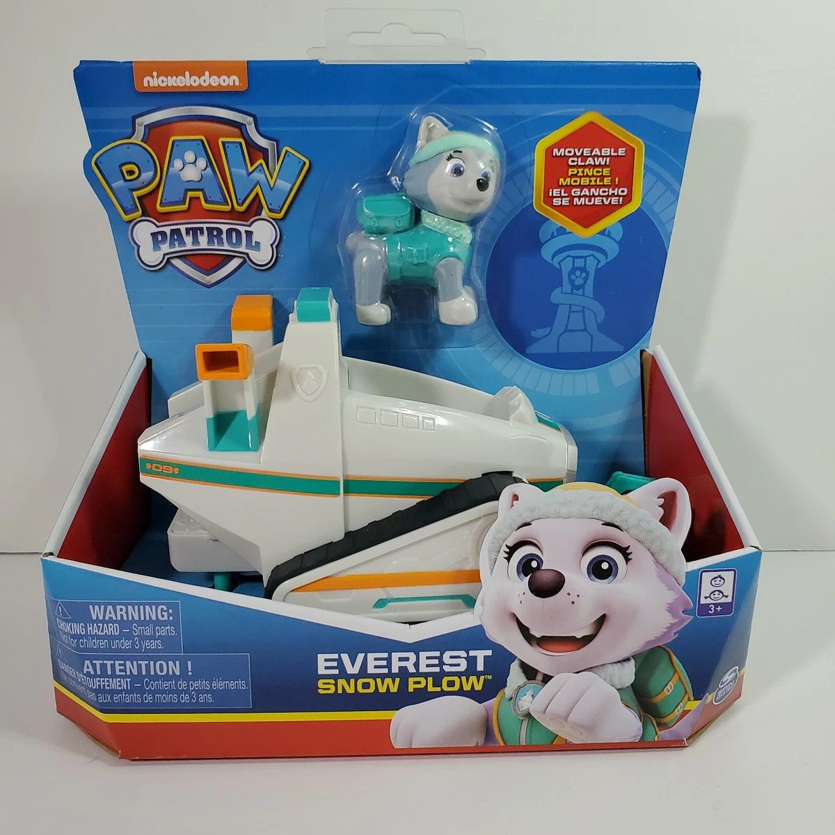 Paw Patrol Everest's Rescue Snowmobile, Vehicle & Figure : Toys & Games 