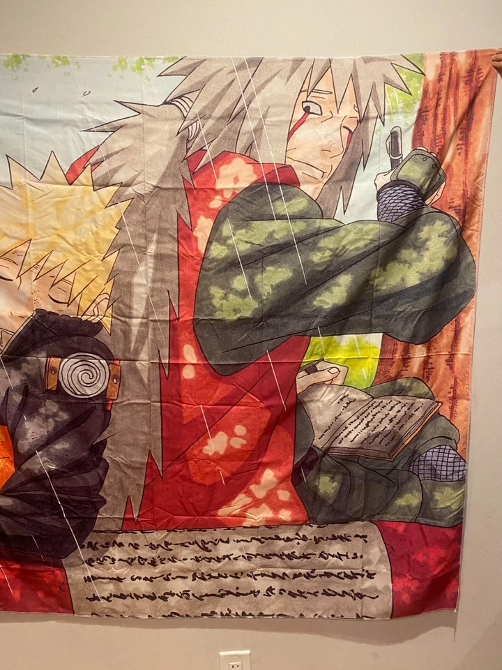 Tapiz Anime Colgante de Pared Tapiz Decoración Naruto 50" x 60" con Perchas Foto 4 de 4