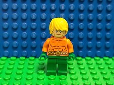 Lego Aquaman Minifigura DC Super Heroes sh0050 76000 76027 CMF Lote Retirado Difícil de Encontrar