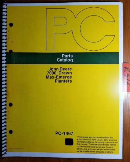 John Deere 7100 Planter Seed Chart