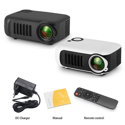 4K Mini Projector LCD Movie Supported 1080P Video Home Theater Cinema HD