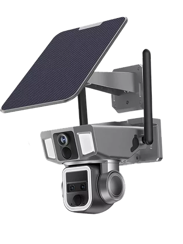 Solar Power 4G WIFI Security Camera 12MP 10X Zoom 4K Cam PIR Auto Tracking PTZXt - Picture 12 of 17