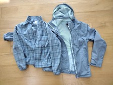 Ladies Quechua Jacket With Detachable Fleece Inner Jacket Size Medium  12