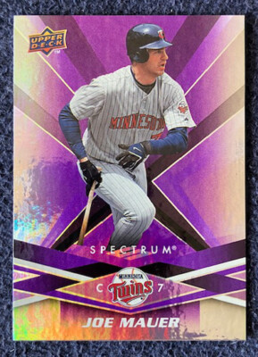Nothing But: Joe Mauer topps, UD 2009-2016. base, Insert M-EX