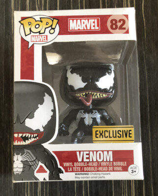 Funko Pop Marvel Venom #82 Exclusive Vinyl Bobble Head Figure New