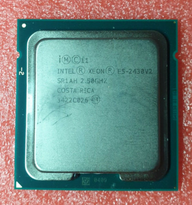 Intel Xeon SR1AH E5-2430 v2 15 MB L3 Cache 2,50 GHz 6 Core 80w Prozessor CPU