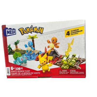 MEGA Pokémon Action Figure Building Toys Set Kanto Region Team With 130 Piece
