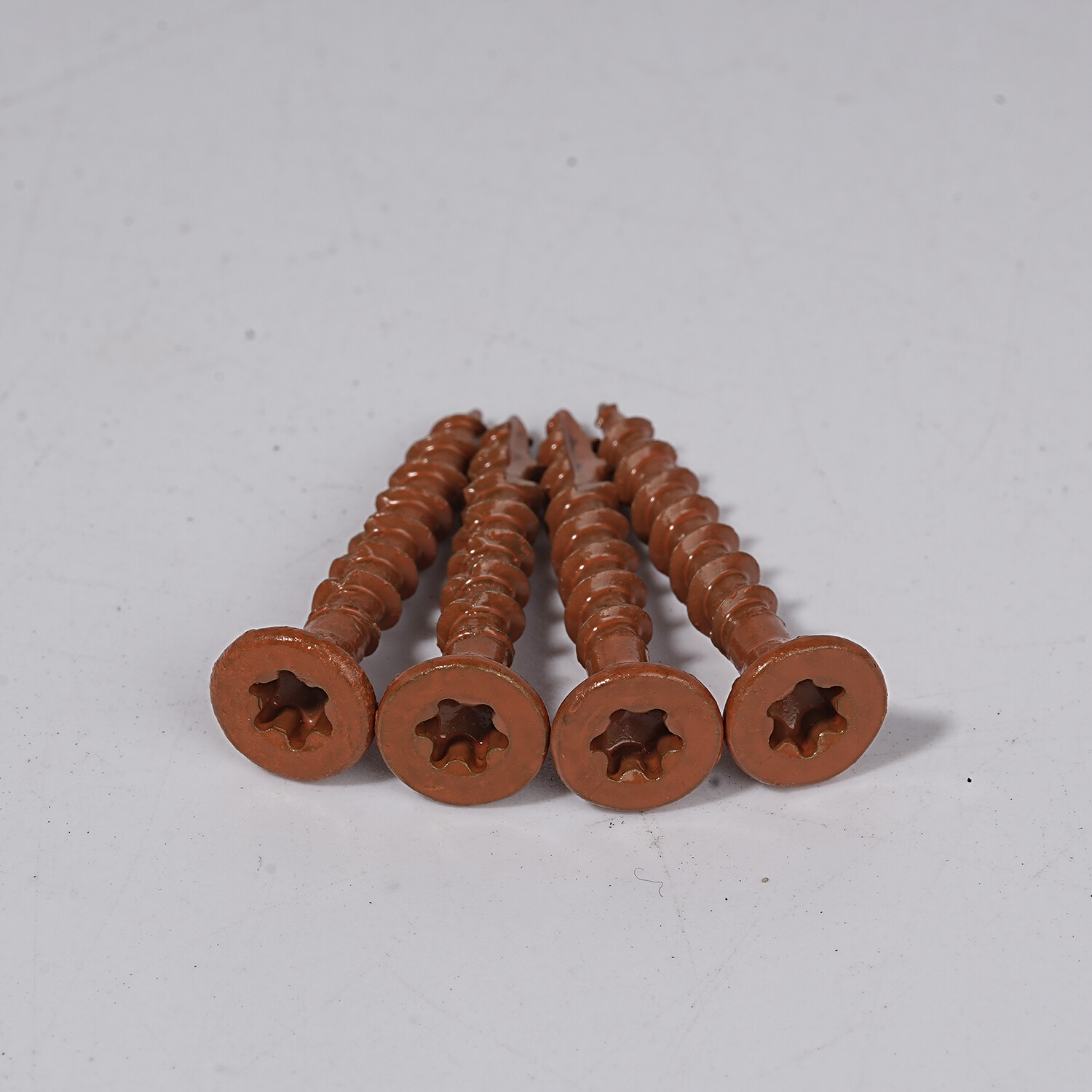 300PCS #8x1-1/4" Torx T25 Star Flat Head Screw Outdoor Wood Screw T25 Star Bit