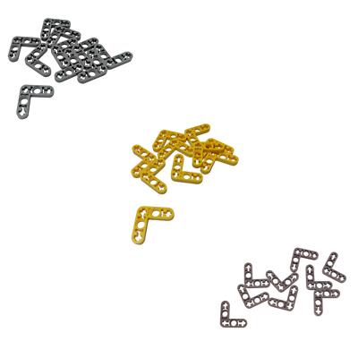 10x LEGO Technic, Liftarm, Modified Bent Thin L-Shape 3 x 3