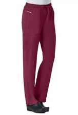 Maevn Pure Scrubs 7901 Elastic Drawcord Cargo Scrub Pant in "Wine" Size XS-TALL