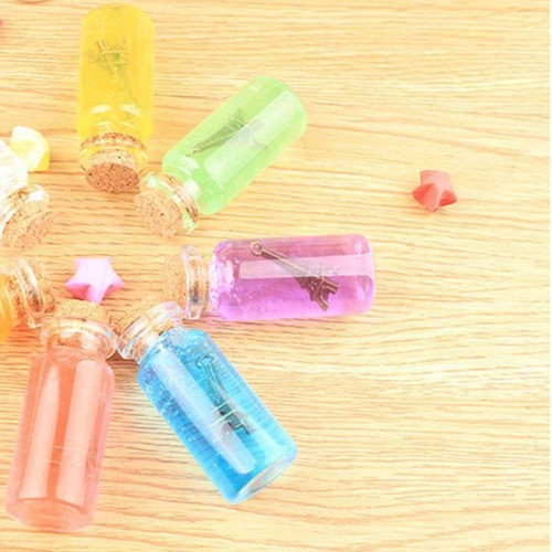 50x Clear Glass Bottles with Cork Stoppers Mini Small Vials Wedding Message Jars - Picture 4 of 12