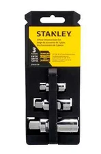 Stanley 3 Piece Universal Joint Adapter 1/4" 1/2" 3/8" STMT81184