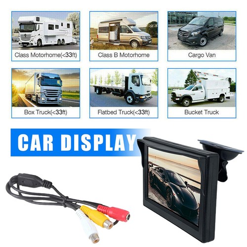 5" Reverse Camera Wireless Reversing Cam Car Truck Caravan 12V 24V Rear Monitor - Picture 2 of 12