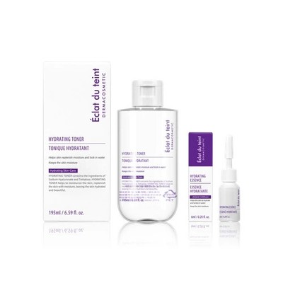 Eclat du Teint Hydrating Toner 195ml + Hydrating Essence 6ml Set | Tracking