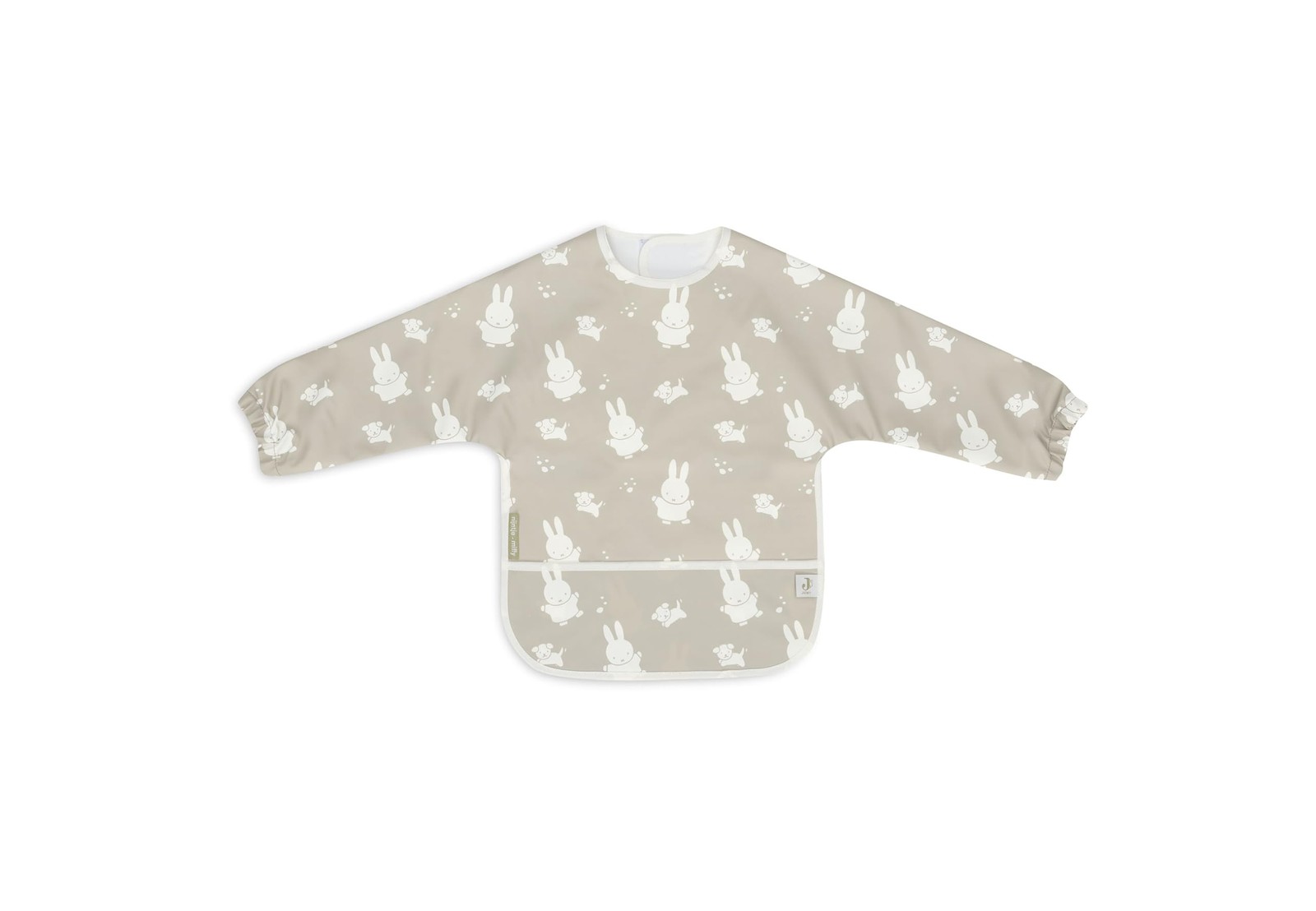 Bavoir imperméable à manches Miffy Olive anti-taches pour bébé