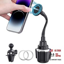 Cup Holder Phone Mount for Car, Magnetic Designed for MagSafe, Car Cup Holder
