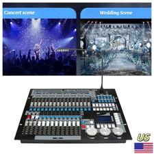 US DMX 1024 Channels Console Controller For Stage Lighting DJ Party Road case