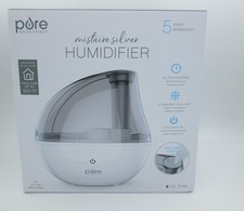 Pure Enrichment MistAire Silver Ultrasonic Cool Mist Humidifier 1.5L Tank