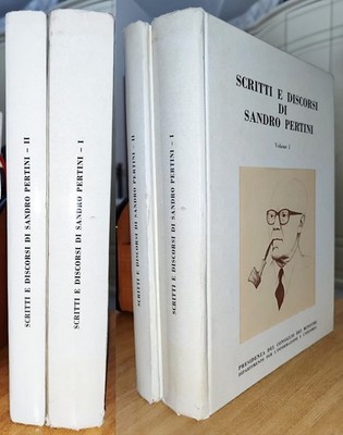 SANDRO PERTINI: SCHRIFTEN UND REDEN 1926-1985. 2 Bände, Stiftung Filippo Turati