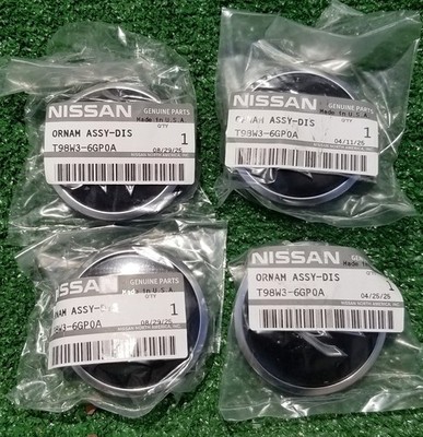 4 Factory Nissan Center Caps Z 400Z OEM Rays Forged Wheel T98W3
