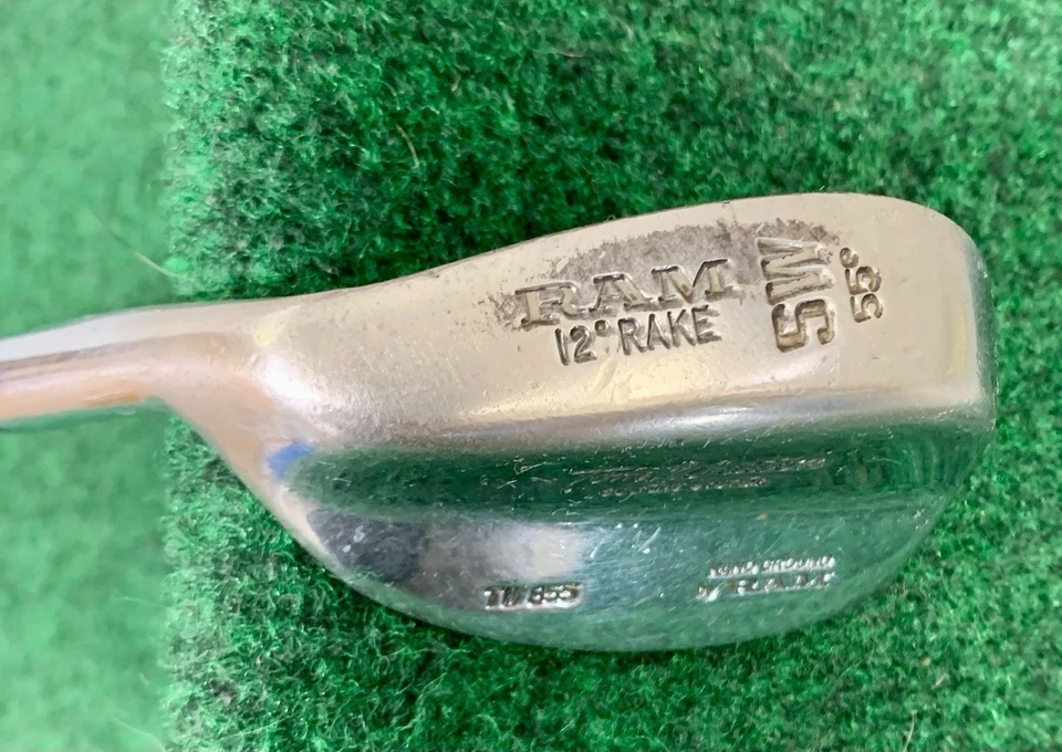 Left Handed RAM Tom Watson TW 855 56* Sand Wedge 12* Rake TT Dynamic Steel 35.5” - Image 2 of 4