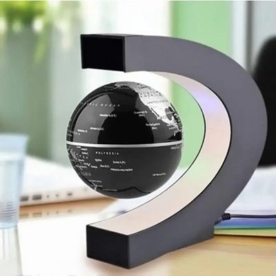 Magnetic Globe Floating LED Levitation World Map Night Light Lamp Rotating Gift