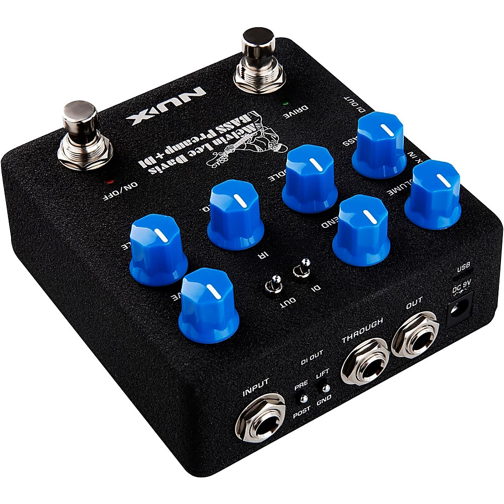 NUX Melvin Lee Davis Bass Preamp + DI Pedal Black | eBay