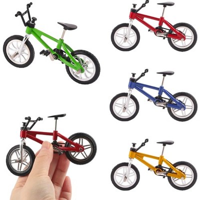 Mini Finger BMX Mountainbike Modell Ornamente - Spielzeug Gadgets, 4 Stück