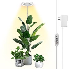 Plant Grow Light, 72 LEDs Full Spectrum Grow Lights for Indoor 1 Pack White