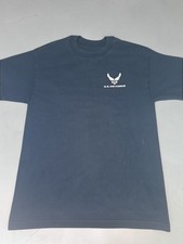 Vintage US Air Force T Shirt Large Navy Blue Made In USA 1999 Military