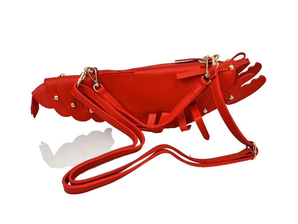 3D Lobster Crossbody Bag Cute Novelty Animal Purse for Women Girls Gift - Image 2 of 4
