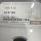 1931 S Wheat Penny NGC XF 45 BN Semi Key Date