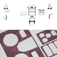 Innenraum Dekor Cockpit FüR VW Caddy 2003-2010 Wurzelholz Optik 17Tlg