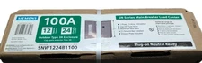 SN Series 100 Amp 12-Space 24-Circuit Outdoor Main Breaker Plug-On Neutral Load